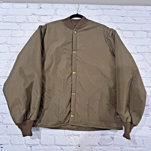 Vintage Cabelas Bomber Jacket Mens XL Thinsulate 3M Lightweight Snap Made In USA